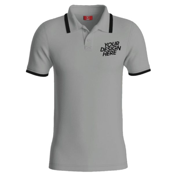 Single Tipping Collar tshirt design templates